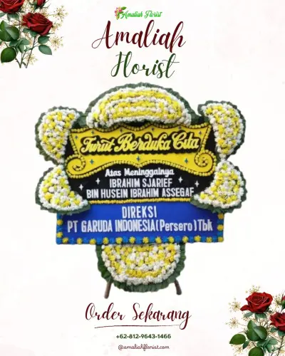 Papan Bunga Duka di Candirenggo